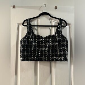 Abercrombie and Fitch crop top , patch work top
